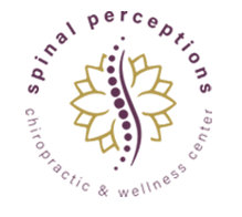A logo of spinal perceptions chiropractic and wellness center.